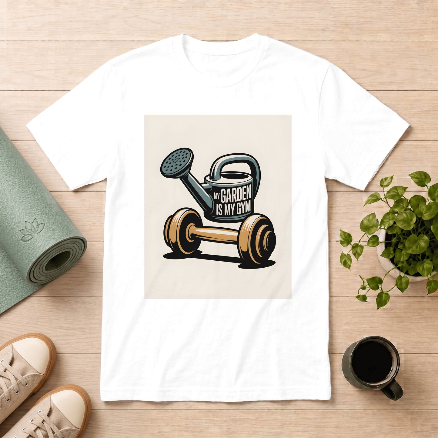 Garden Is My Gym T-Shirt — Gardening Workout Tee