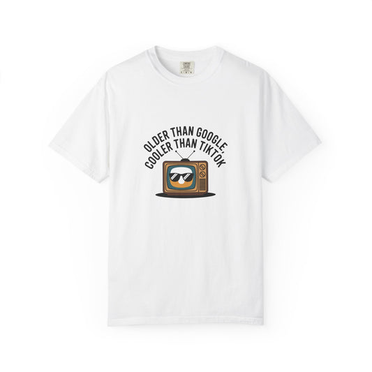 Vintage TV "Older Than Google, Cooler Than TikTok" T-Shirt