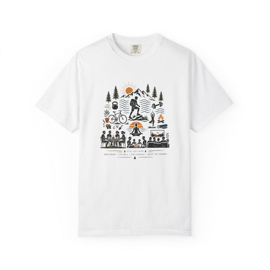 Outdoor Adventure T-Shirt — Camping, Biking & Hiking Graphic Tee