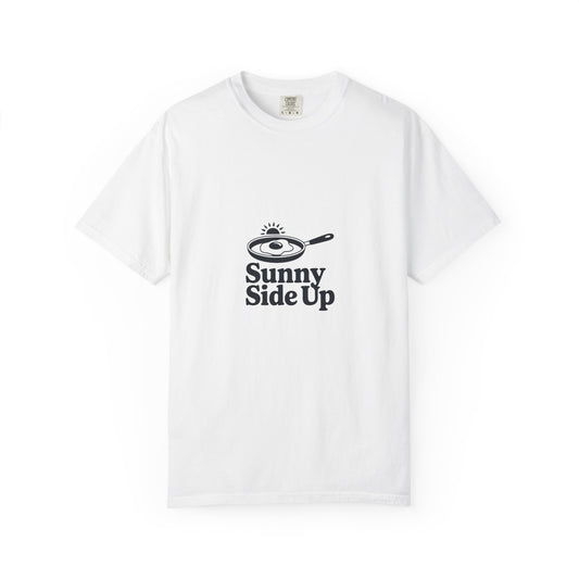 Sunny Side Up T-Shirt — Retro Frying Pan Egg Graphic Tee