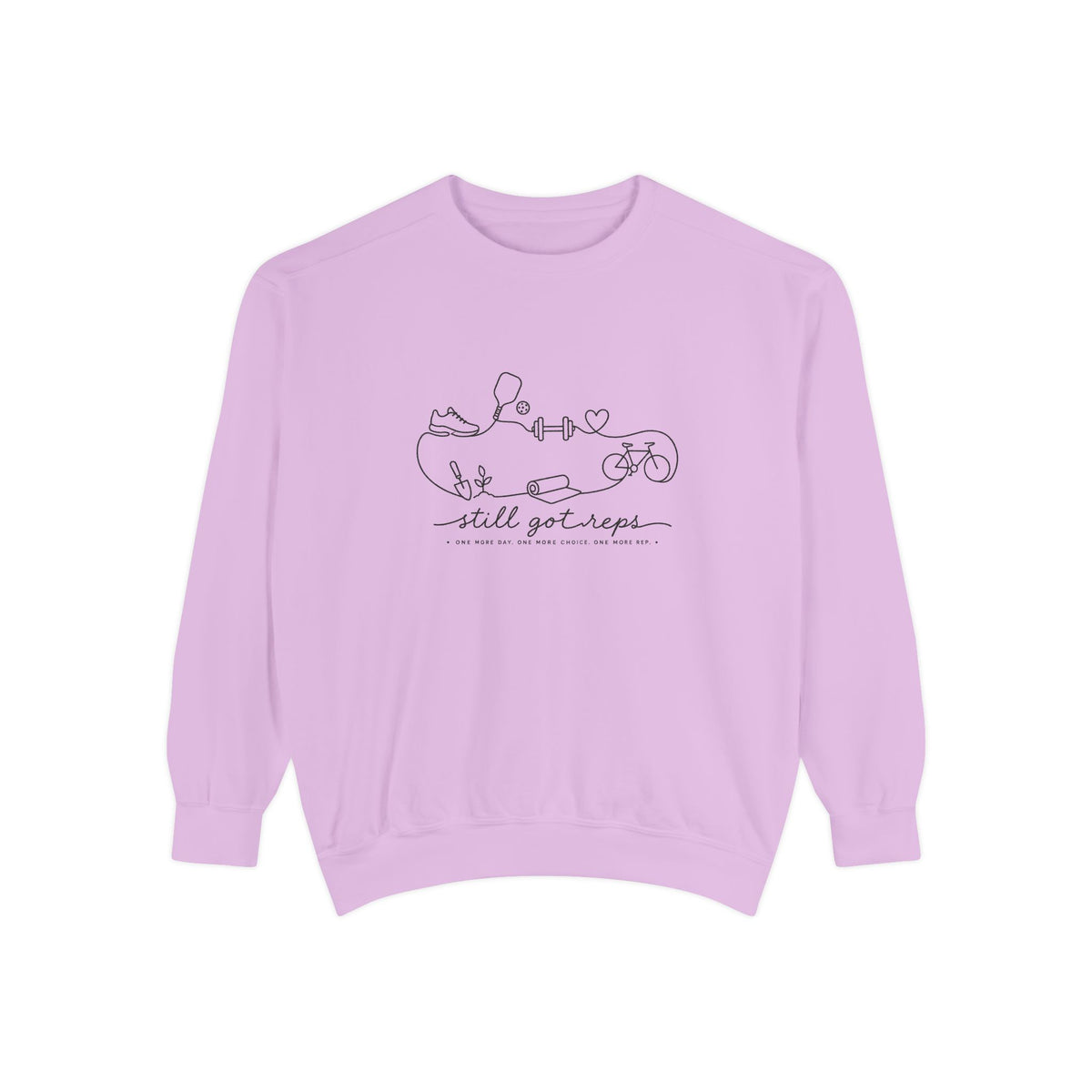 Athletic Longevity Pullover | One More Day One More Choice One More Rep Graphic Sweatshirt | Active Aging Top