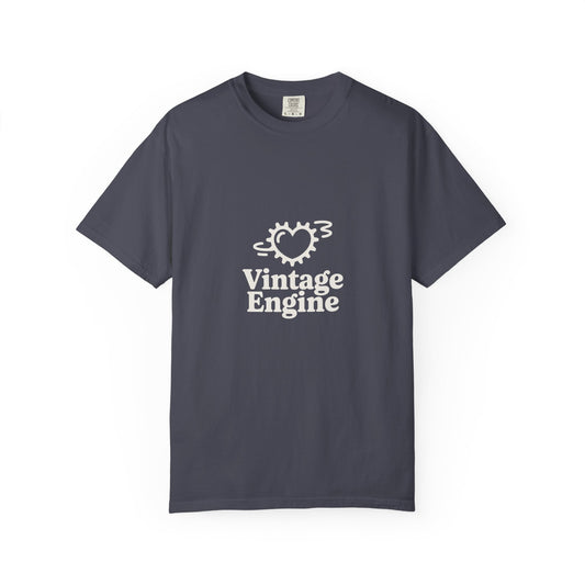Vintage Engine Heart Graphic T-Shirt