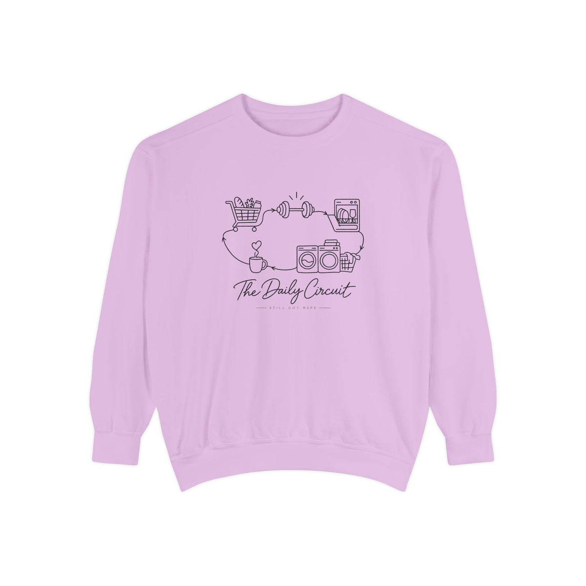 Lifestyle Wellness Pullover | The Daily Circuit Graphic Sweatshirt | Daily Habit Top