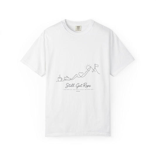 Still Got Reps T-Shirt — Minimal Line Art Fitness Tee