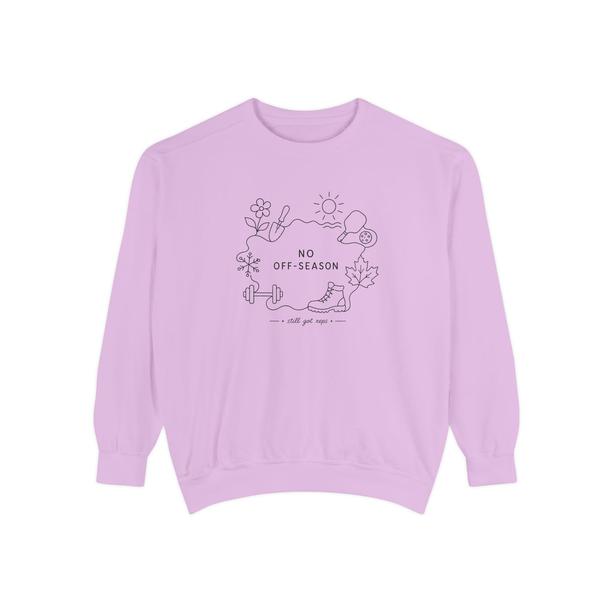 Athletic Longevity Pullover | No Off Season Graphic Sweatshirt | Active Aging Top