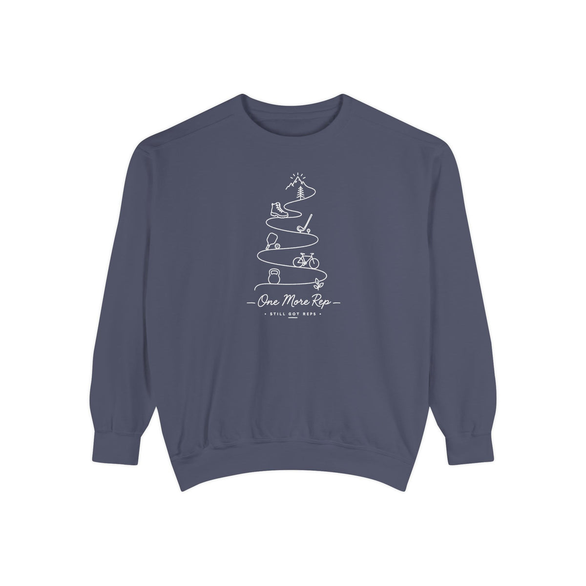 Athletic Longevity Pullover | One More Rep Graphic Sweatshirt | Active Aging Top