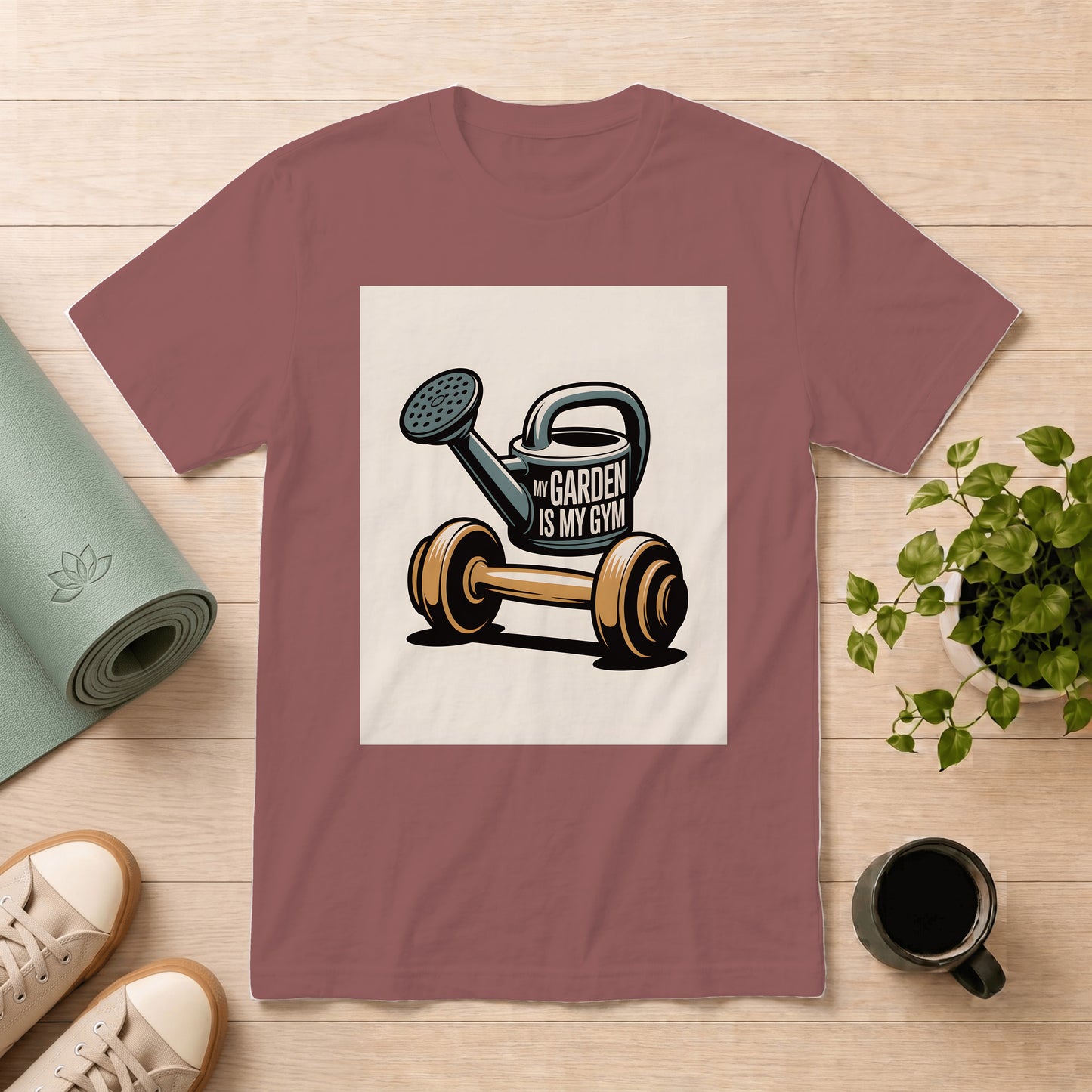 Garden Is My Gym T-Shirt — Gardening Workout Tee