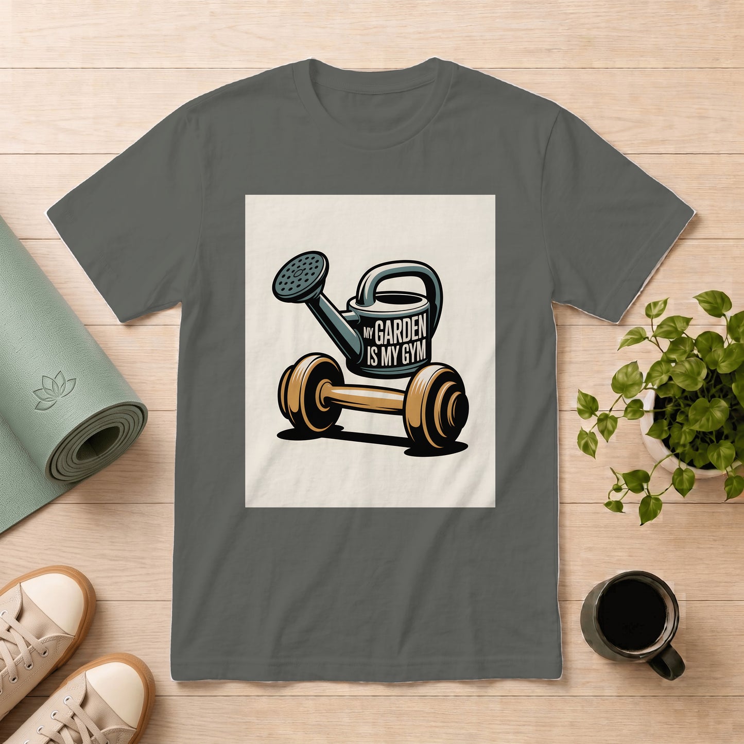Garden Is My Gym T-Shirt — Gardening Workout Tee