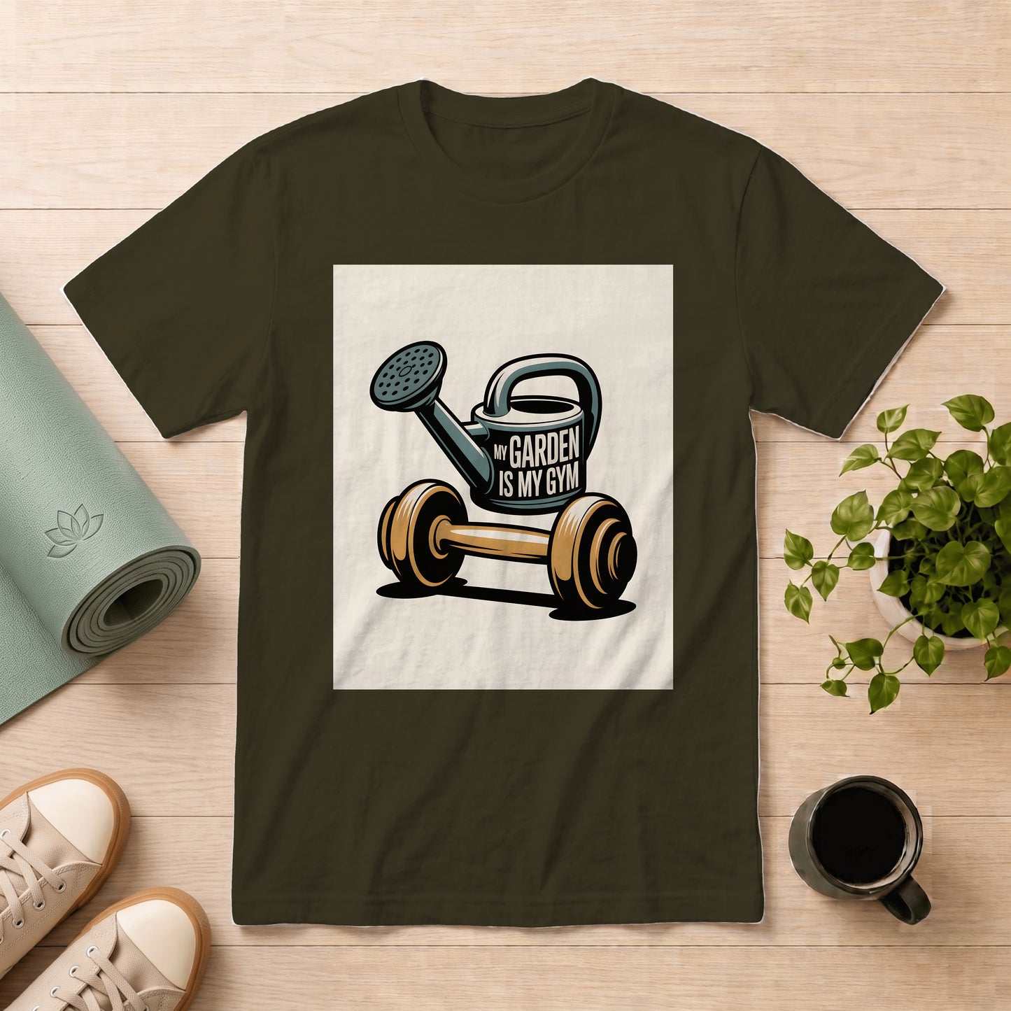 Garden Is My Gym T-Shirt — Gardening Workout Tee
