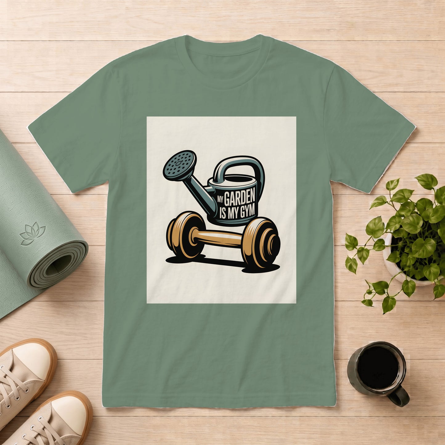 Garden Is My Gym T-Shirt — Gardening Workout Tee