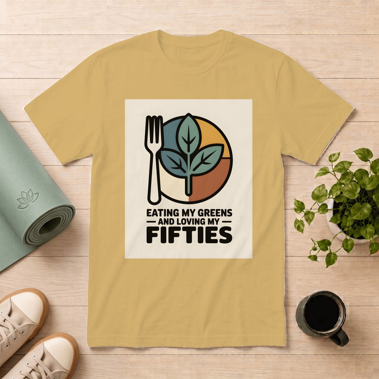 Eating My Greens and Loving My Fifties T-Shirt