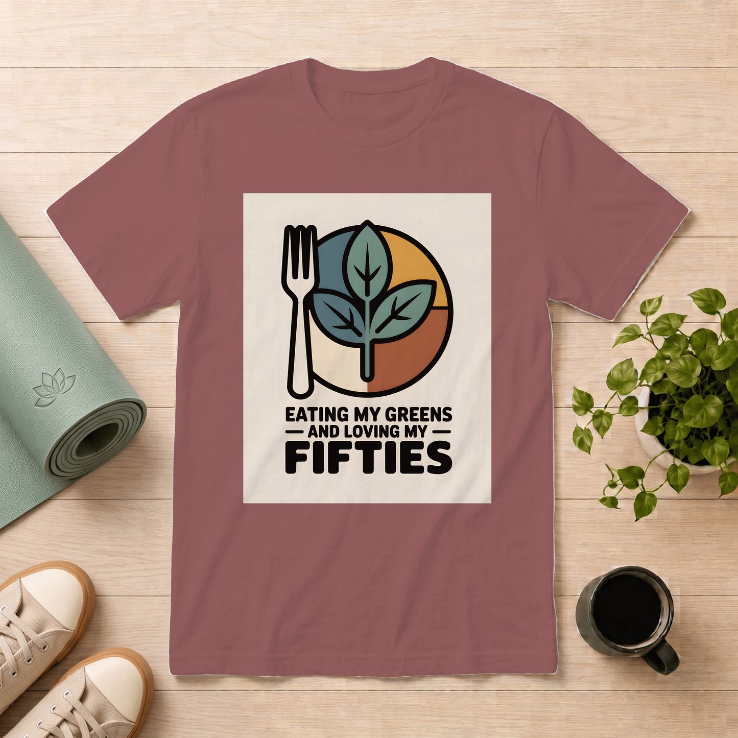 Eating My Greens and Loving My Fifties T-Shirt