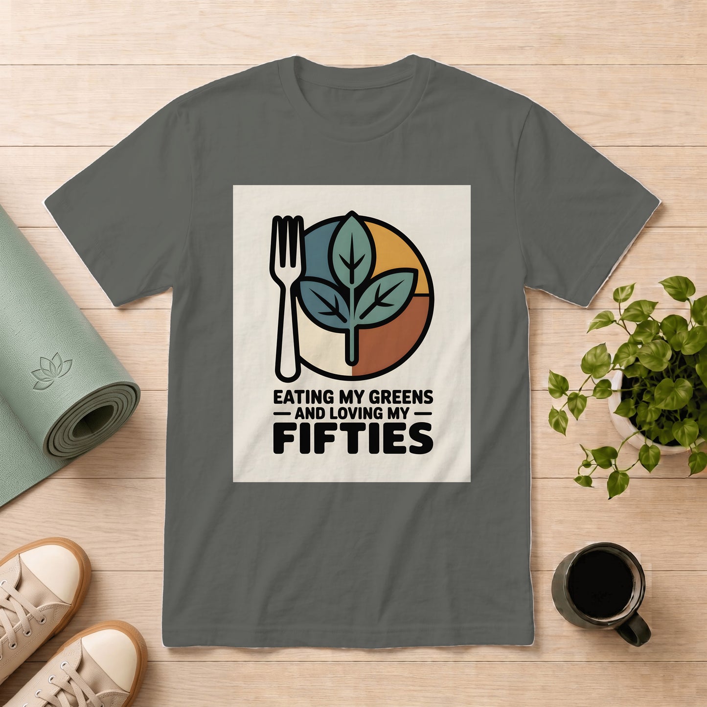 Eating My Greens and Loving My Fifties T-Shirt