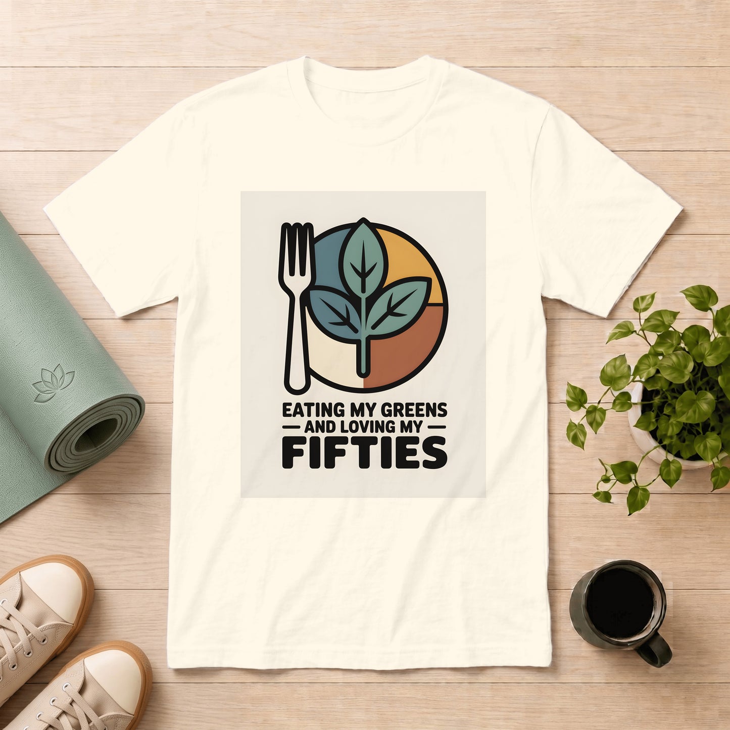 Eating My Greens and Loving My Fifties T-Shirt