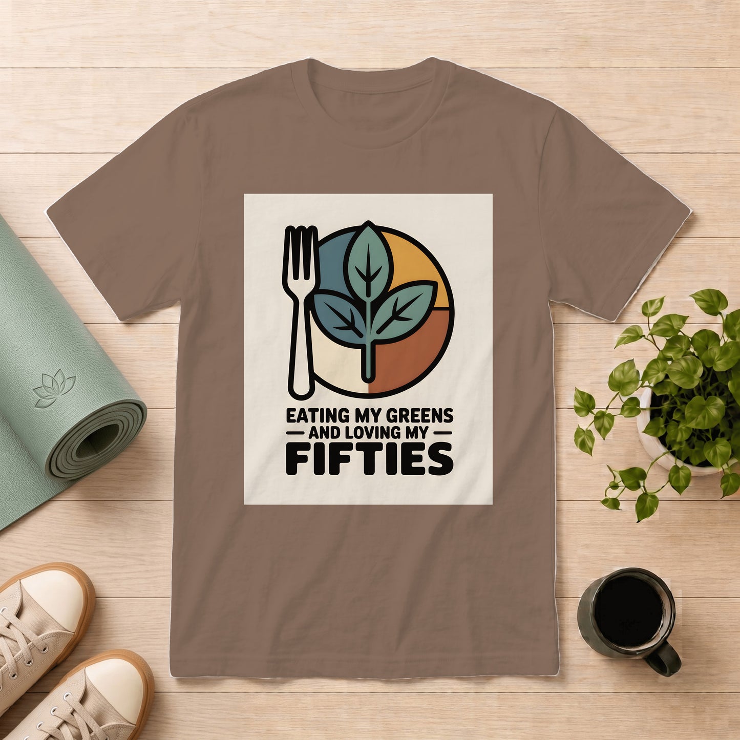 Eating My Greens and Loving My Fifties T-Shirt