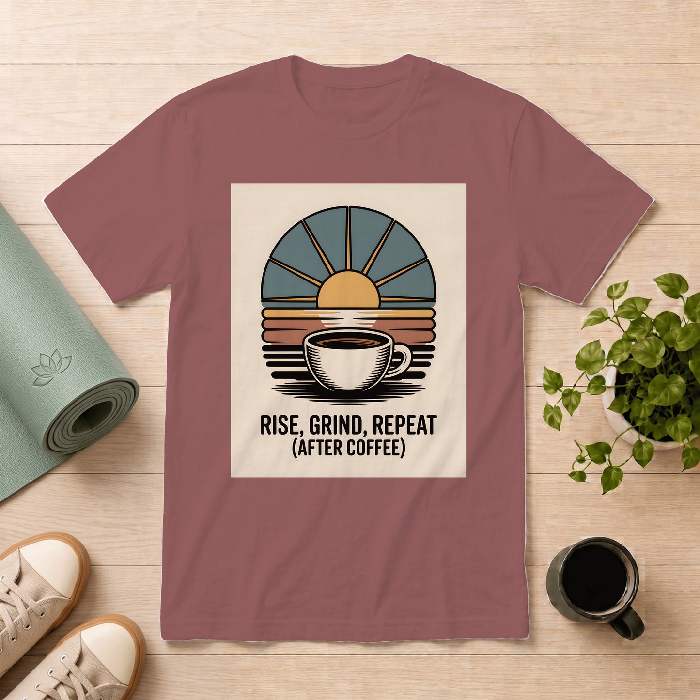 Rise, Grind, Repeat (After Coffee) T-Shirt