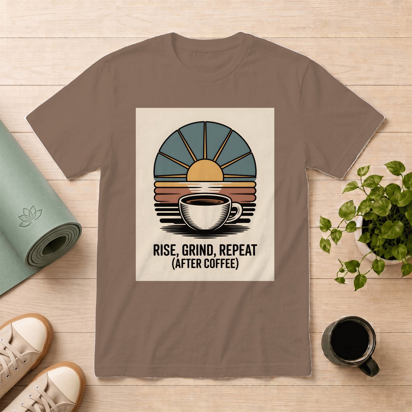 Rise, Grind, Repeat (After Coffee) T-Shirt