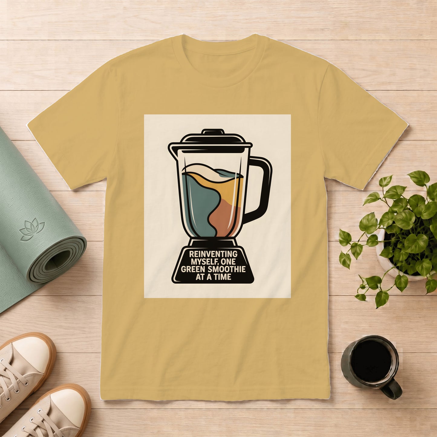 Green Smoothie T-Shirt — Reinventing Myself One Green Smoothie at a Time