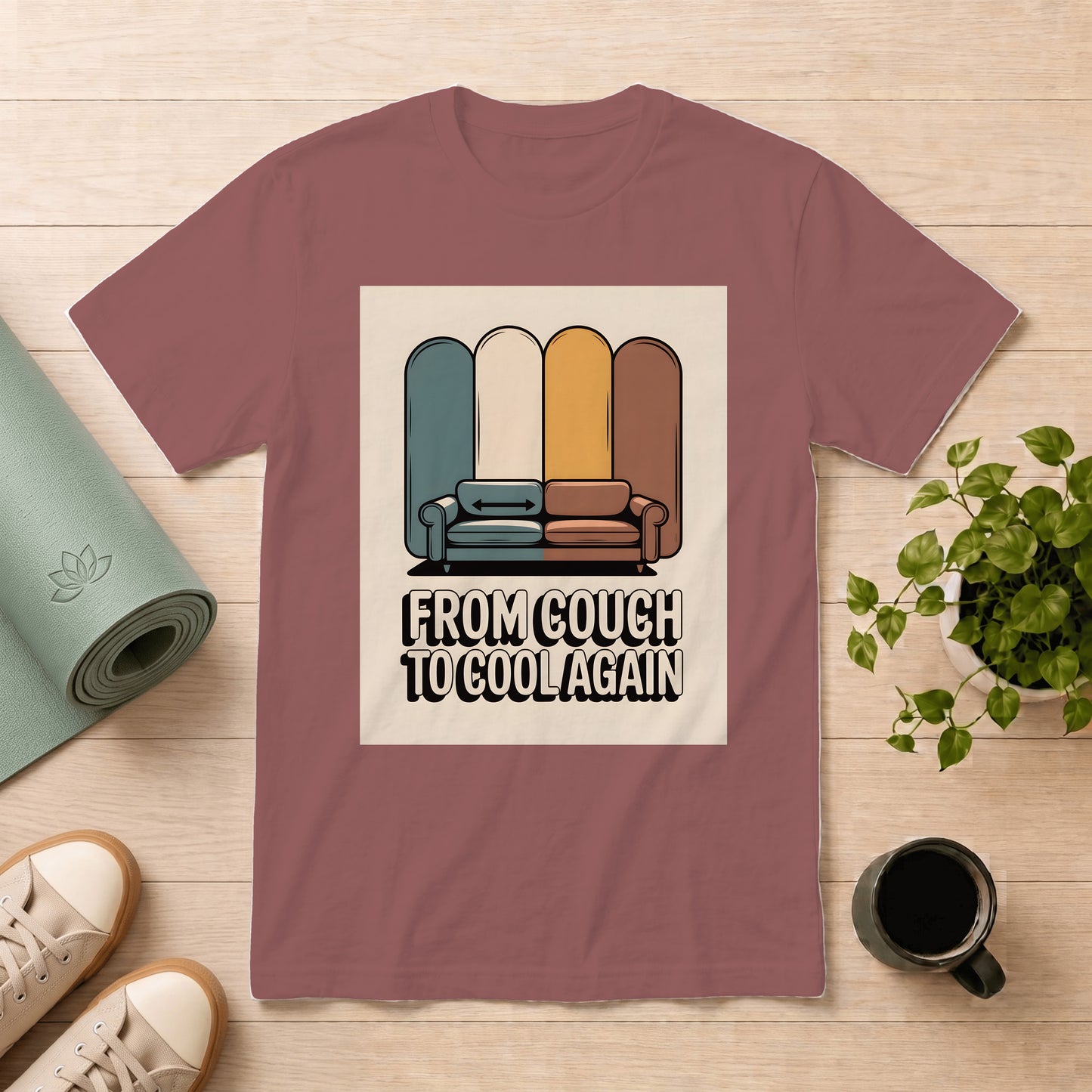 Retro "From Couch to Cool Again" T-Shirt