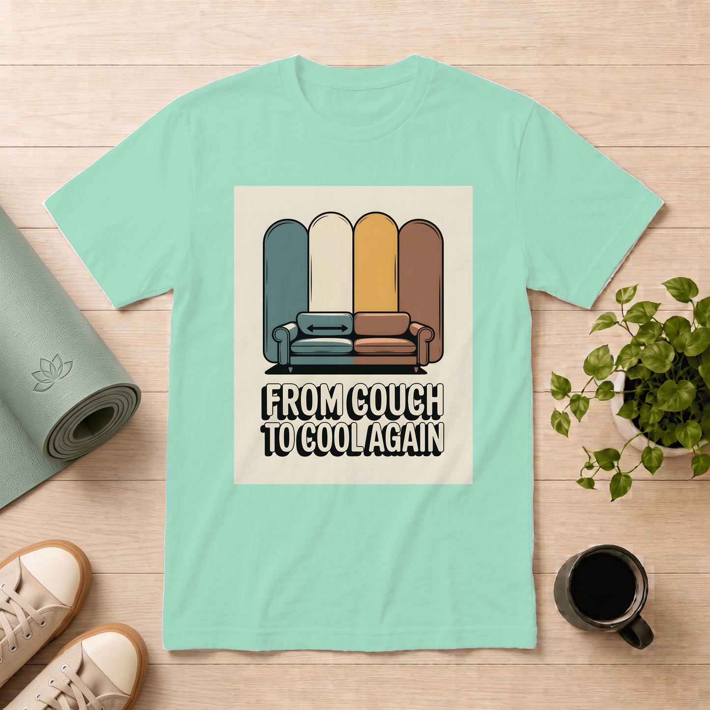 Retro "From Couch to Cool Again" T-Shirt