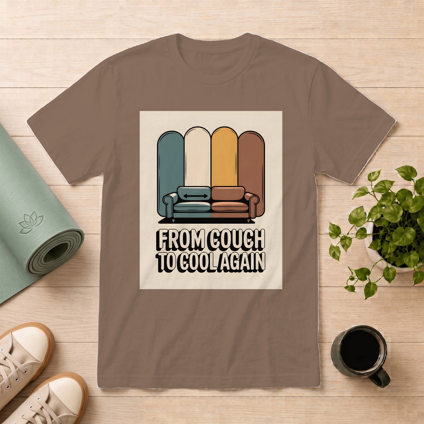 Retro "From Couch to Cool Again" T-Shirt