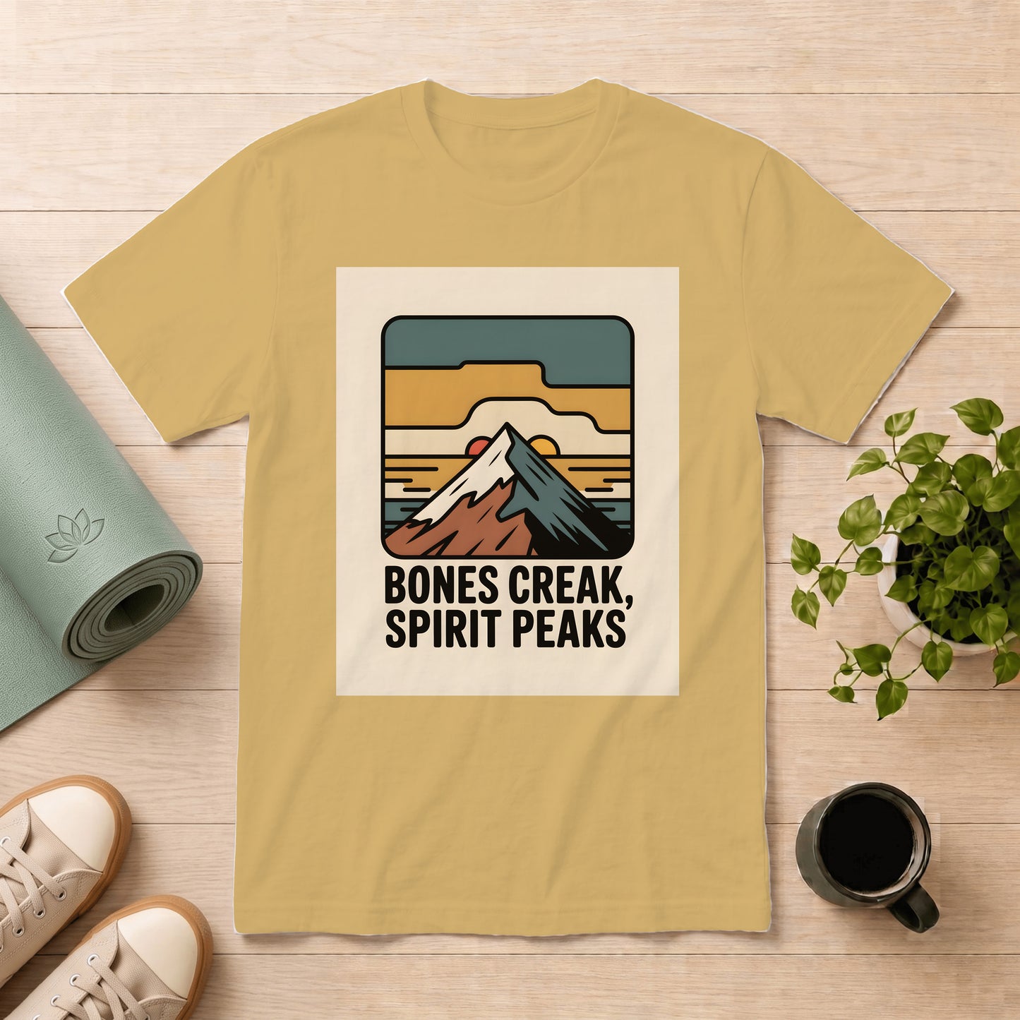 Bones Creak, Spirit Peaks Mountain T-Shirt