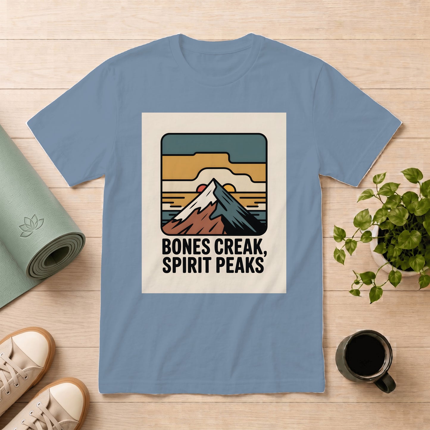 Bones Creak, Spirit Peaks Mountain T-Shirt