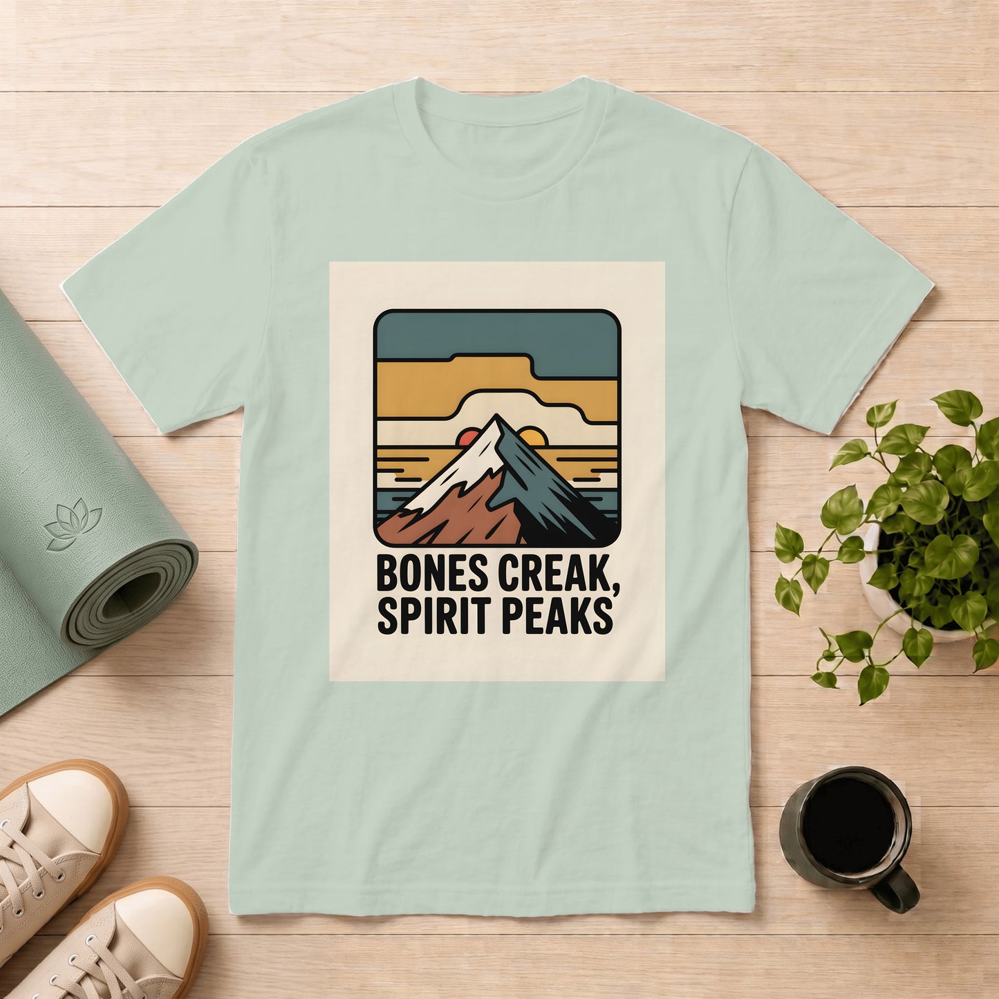 Bones Creak, Spirit Peaks Mountain T-Shirt