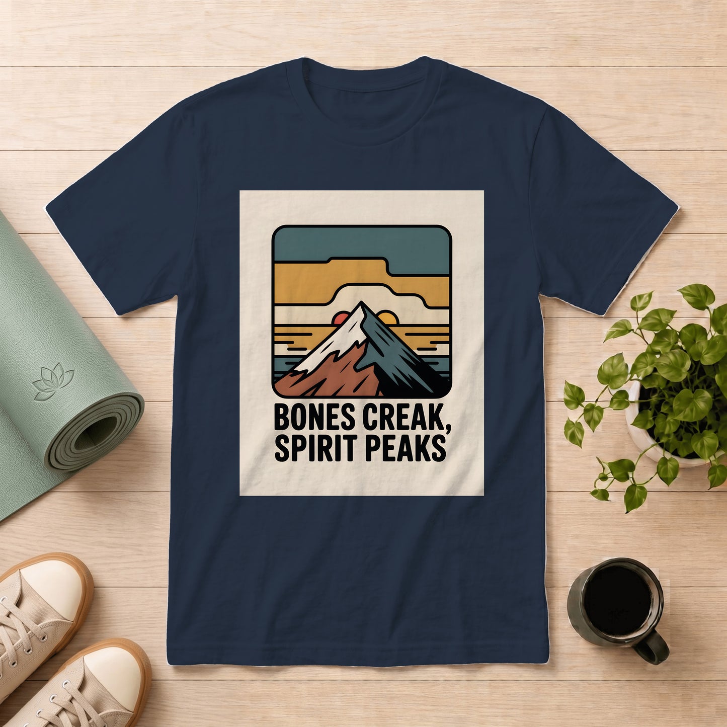 Bones Creak, Spirit Peaks Mountain T-Shirt