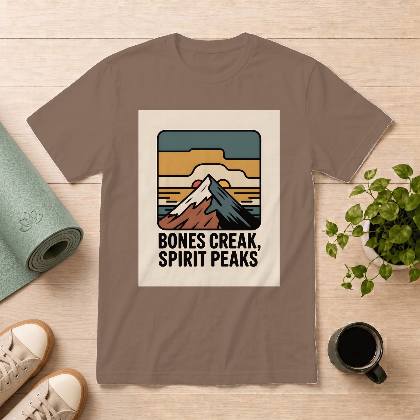 Bones Creak, Spirit Peaks Mountain T-Shirt