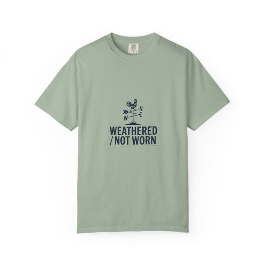 Weathered Not Worn T-Shirt — Nautical Weathervane Graphic