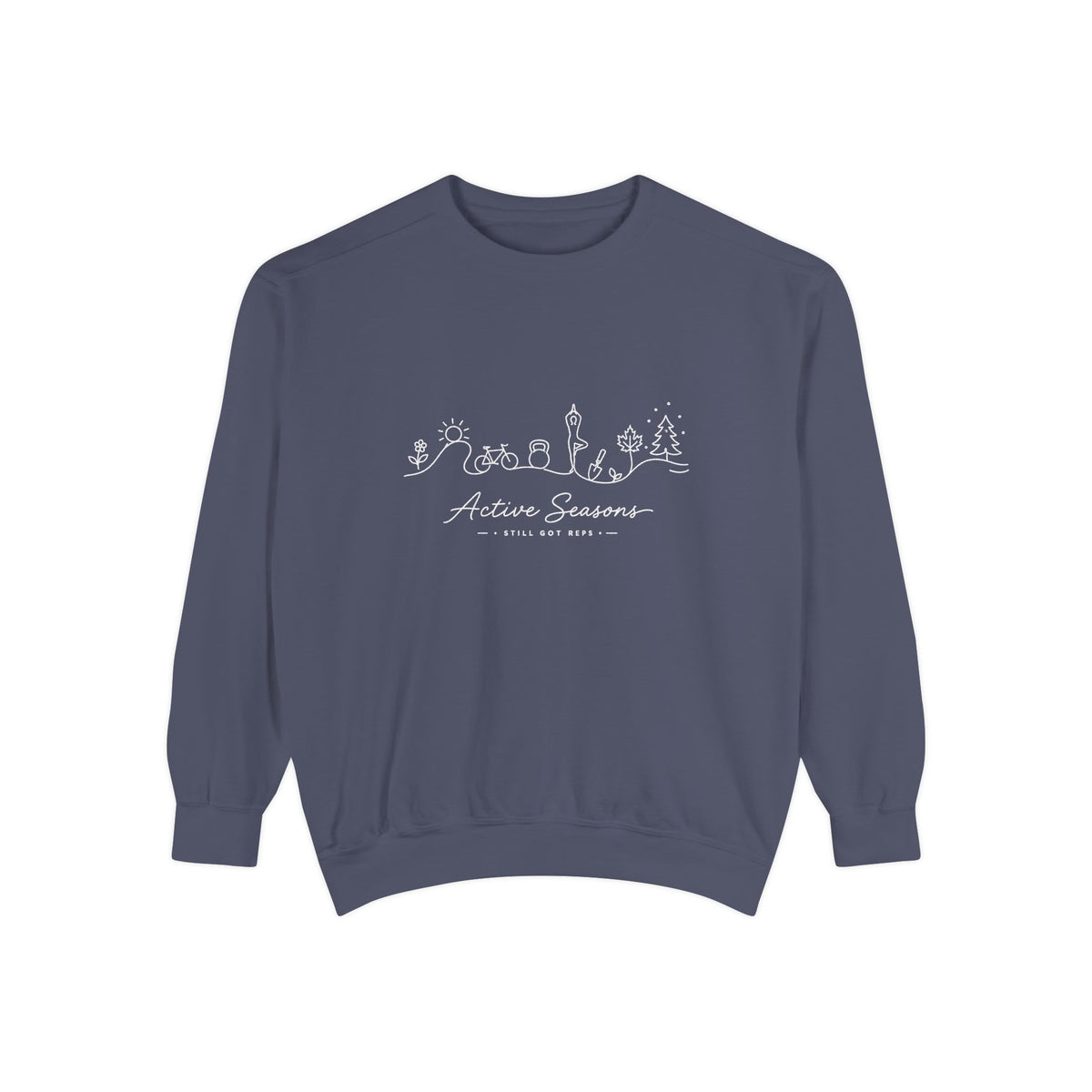 Garment Dyed Heritage T-Shirt | Active Seasons Graphic Tee | Active Lifestyle Top