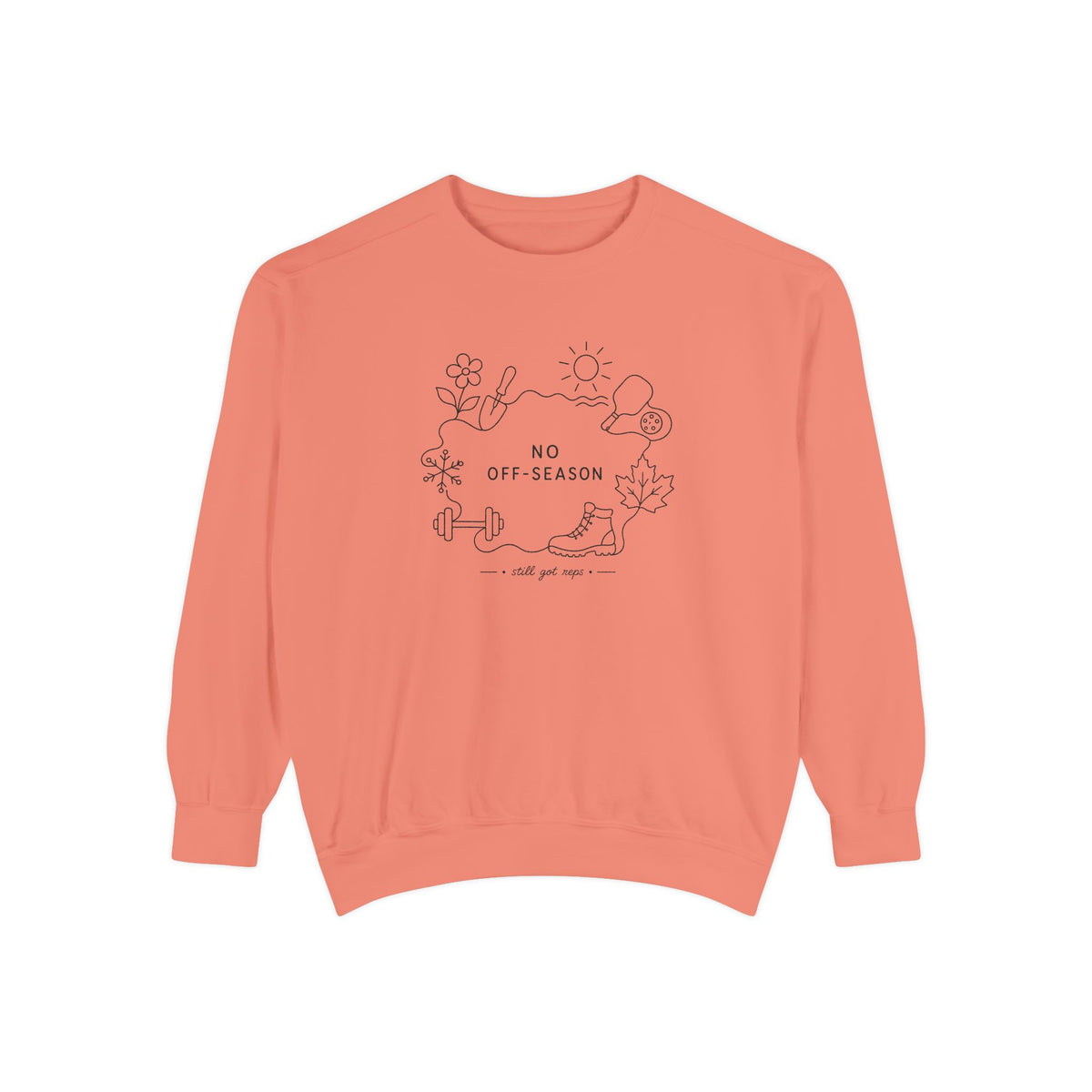 Athletic Longevity Pullover | No Off Season Graphic Sweatshirt | Active Aging Top