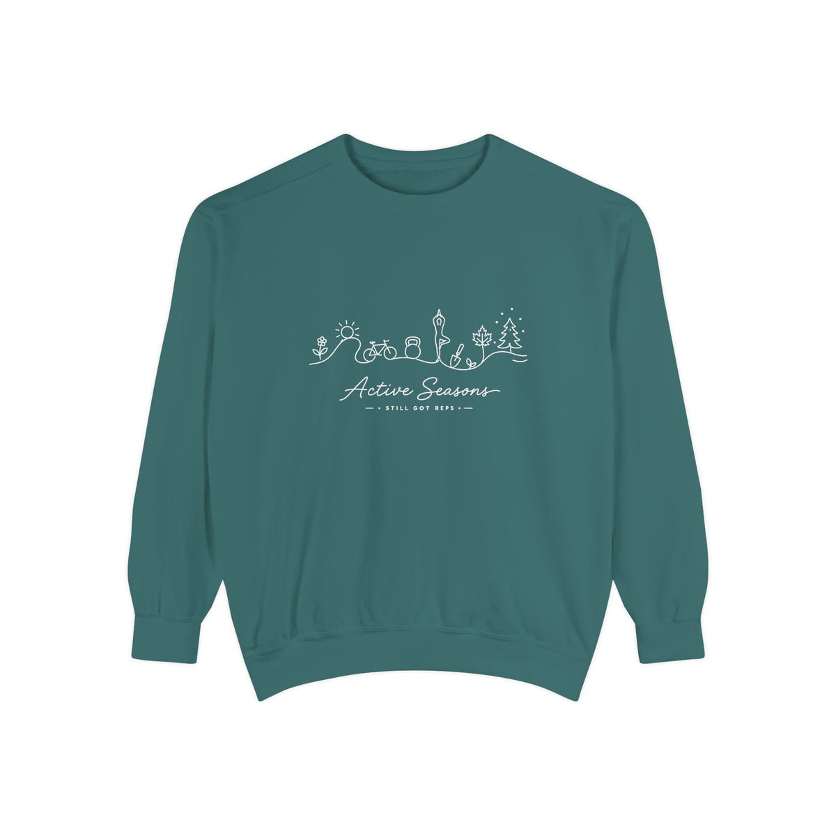 Garment Dyed Heritage T-Shirt | Active Seasons Graphic Tee | Active Lifestyle Top