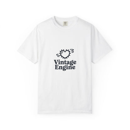Vintage Engine Heart Graphic T-Shirt