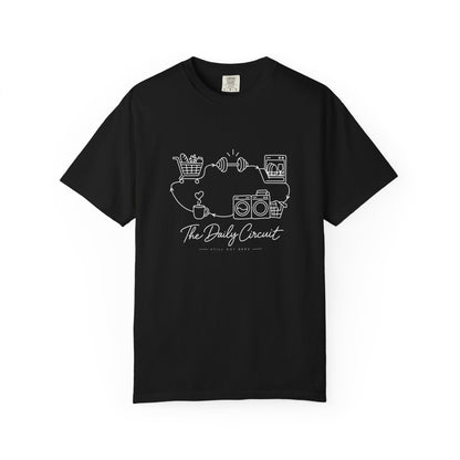 Daily Circuit Household Routine Line Art T-Shirt