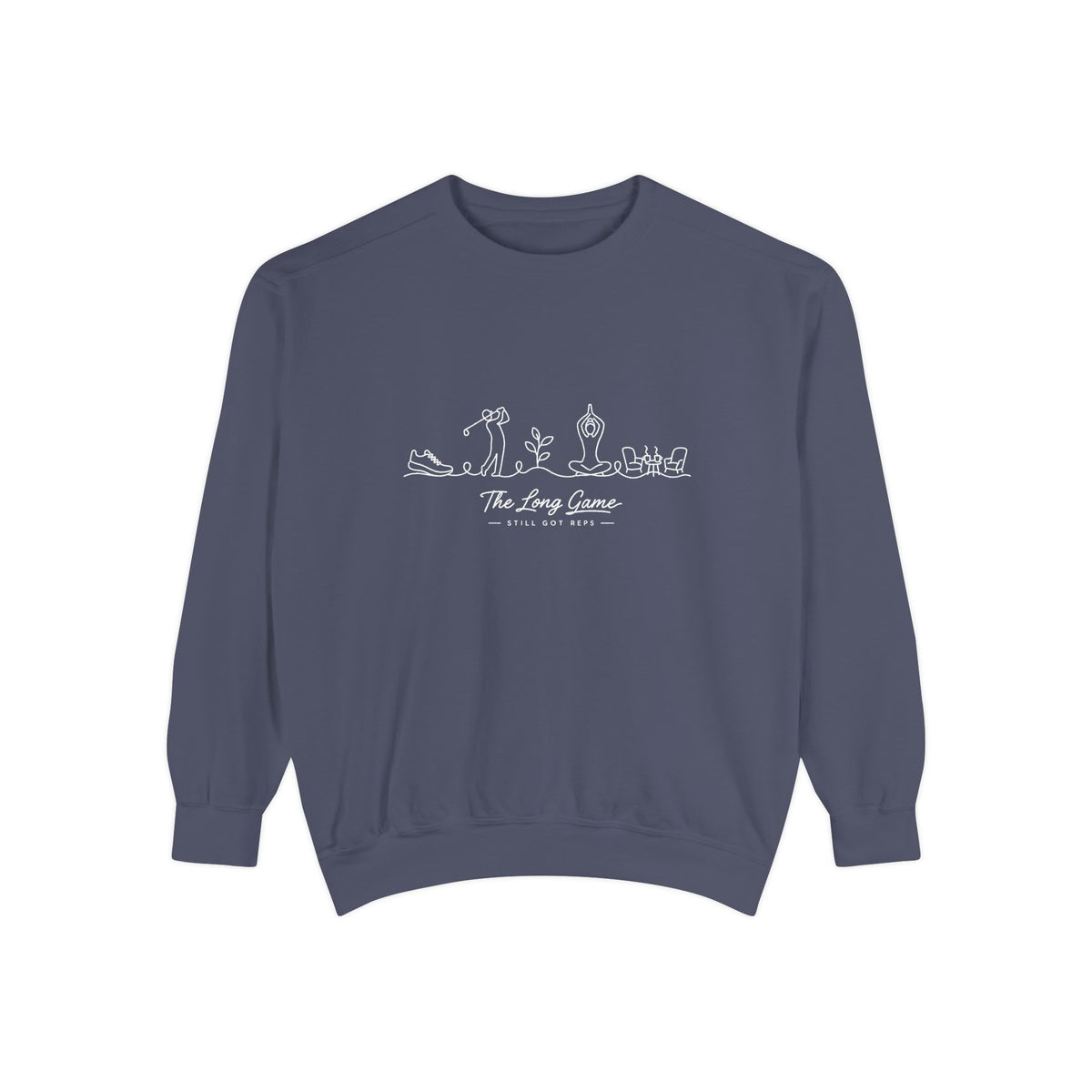 Athletic Longevity Pullover | The Long Game Graphic Sweatshirt | Active Aging Top