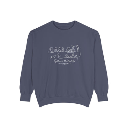 Community Wellness Pullover | Together is the Best Rep Graphic Sweatshirt | Active Lifestyle Top