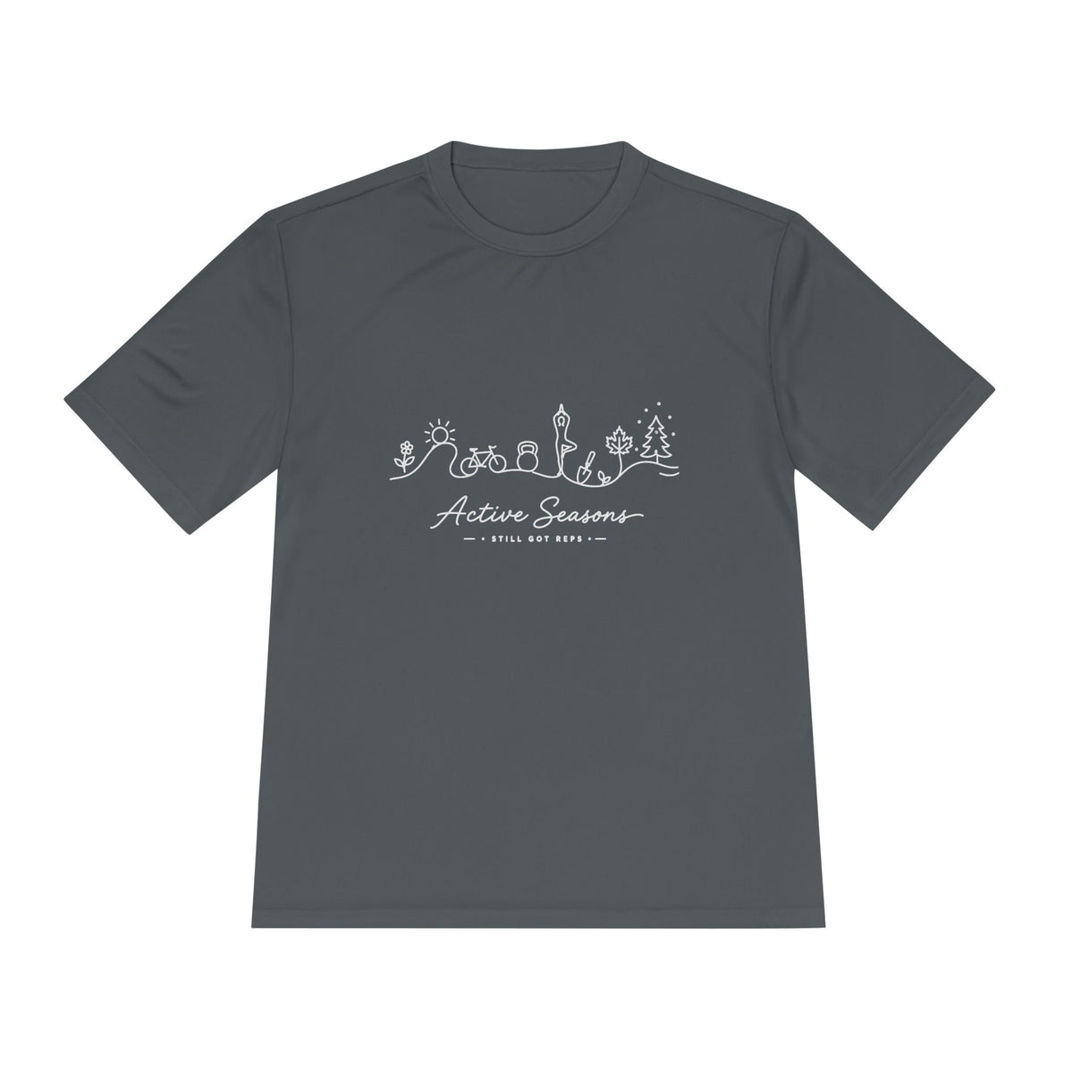 Active Seasons Line Art Dry Fit T-Shirt