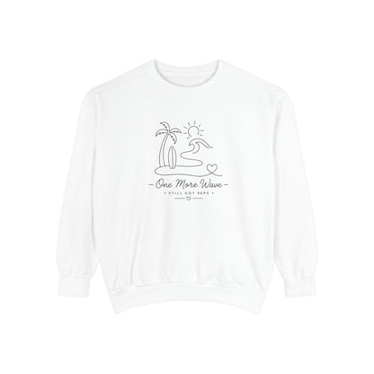 Inspirational Heritage Pullover | One More Wave Graphic Sweatshirt | Active Lifestyle Top