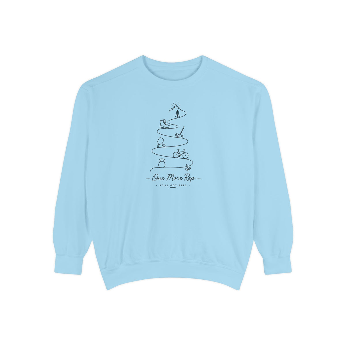 Athletic Longevity Pullover | One More Rep Graphic Sweatshirt | Active Aging Top