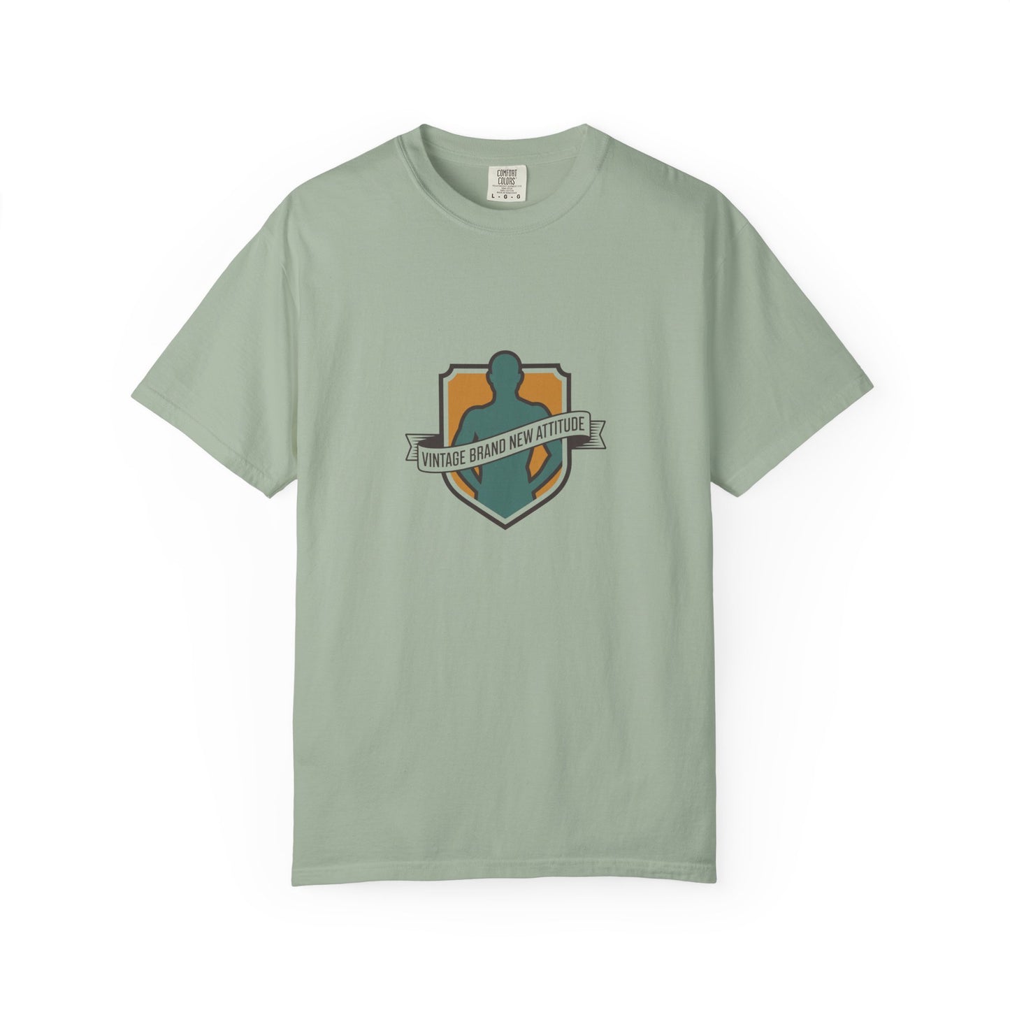Vintage Guardian Crest T-Shirt — "Vintage Brand New Attitude" Graphic Tee