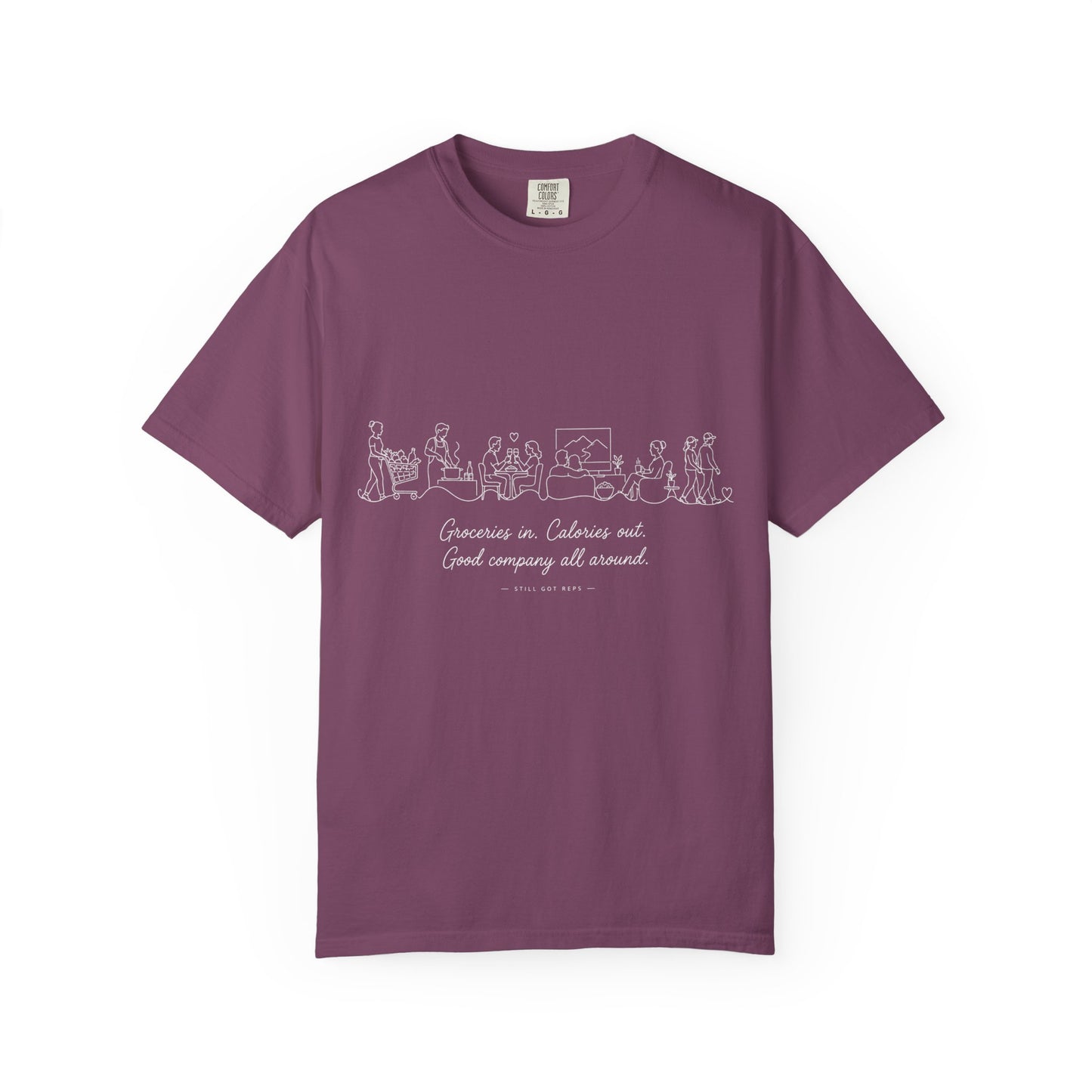 Groceries in Calories Out Good Company All Around T-Shirt