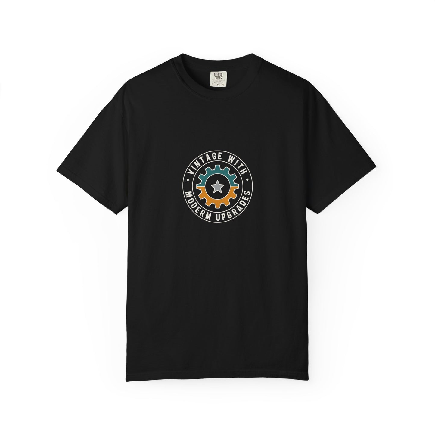 Vintage Gear T-Shirt — "Vintage With Modern Upgrades" Graphic Tee