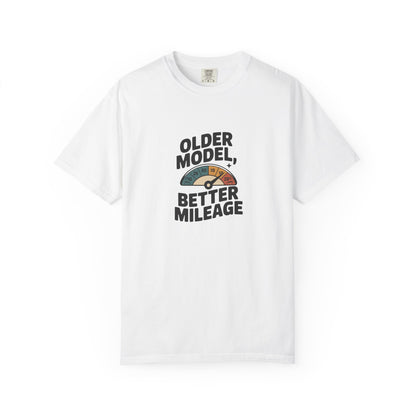 Older Model Better Mileage T-Shirt — Vintage Car Lover Tee