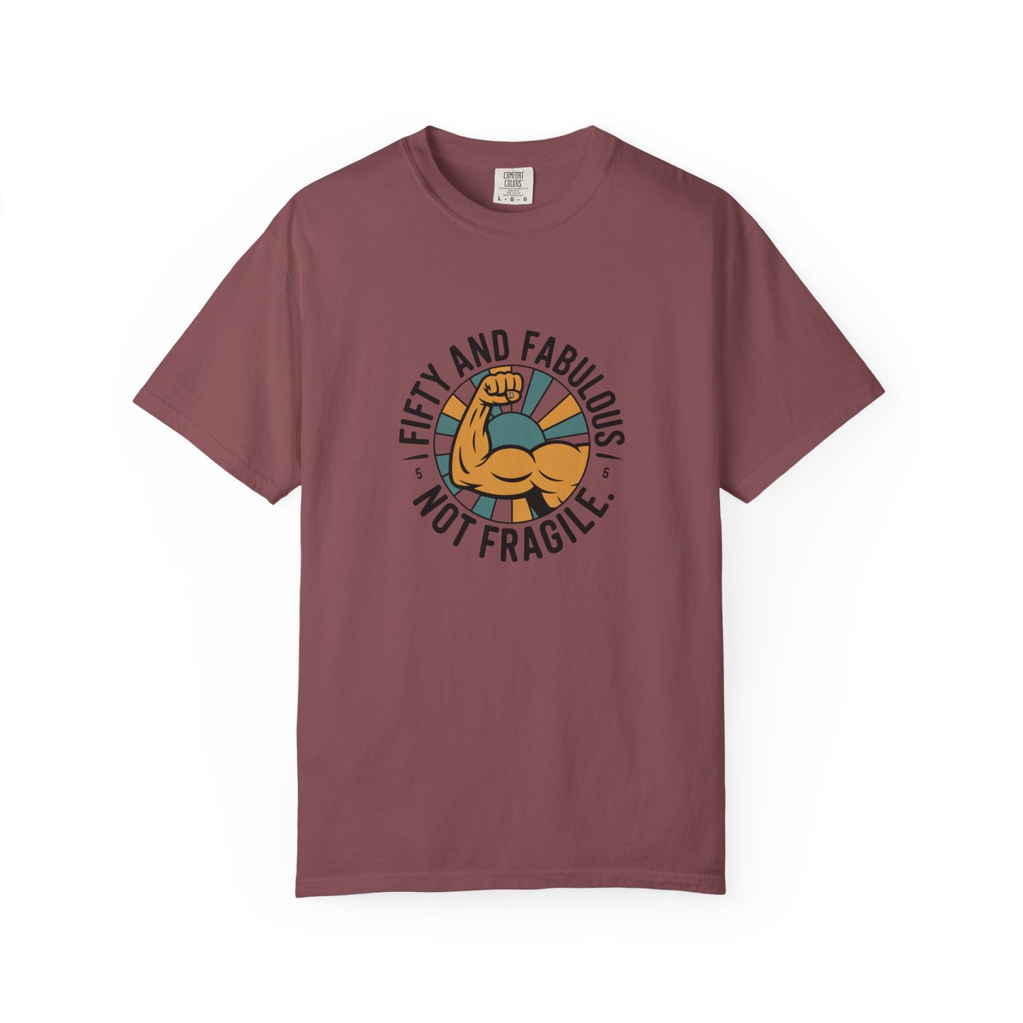 Fifty and Fabulous T-Shirt – "Fifty and Fabulous, Not Fragile" Birthday Tee