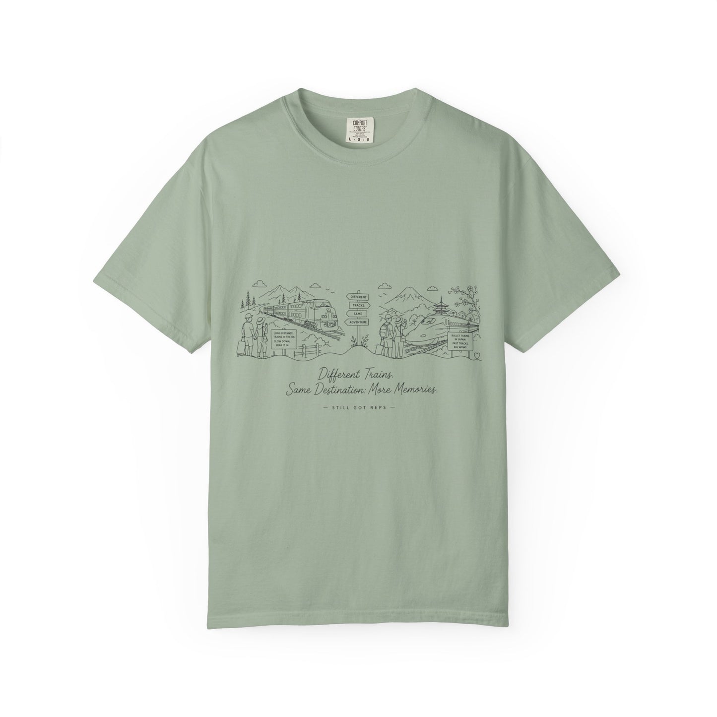 Sketch Map T-Shirt — Appalachian Trail Scenic Trailhead Tee