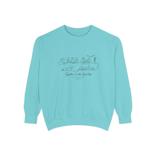 Community Wellness Pullover | Together is the Best Rep Graphic Sweatshirt | Active Lifestyle Top