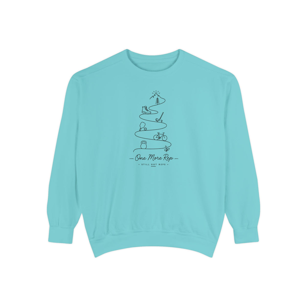 Athletic Longevity Pullover | One More Rep Graphic Sweatshirt | Active Aging Top