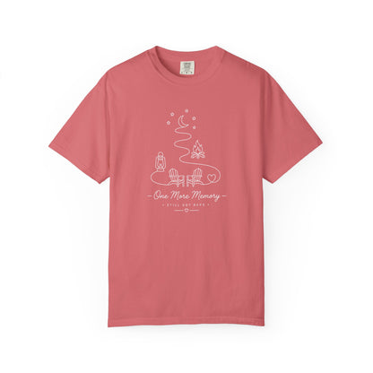 Adventure Series: One More Memory T-Shirt — Minimal Camping Night Illustration